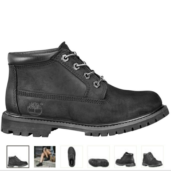 BNWB AF Nellie Black Nubuck Timberlands - Picture 1 of 8